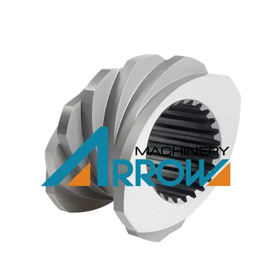 Elemento de tornillo de fábrica de repuestos para extrusora de doble tornillo profesional Arrow para extrusora
